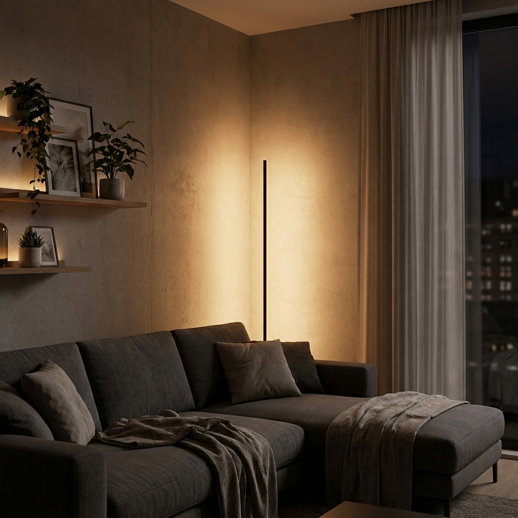 LED Corner Floor Lamp lifestyle 1