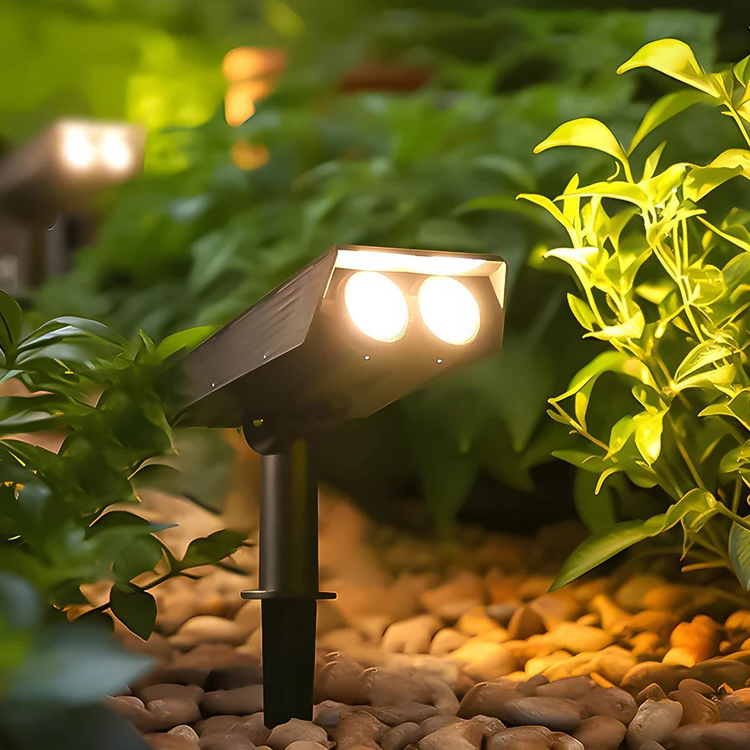 Waterproof LED Solar Multi-zoom Spot Light Landscape…