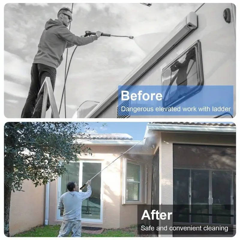 4000 PSI Telescoping High Pressure Power Washer…