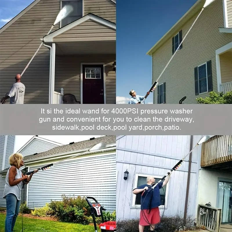 4000 PSI Telescoping High Pressure Power Washer…