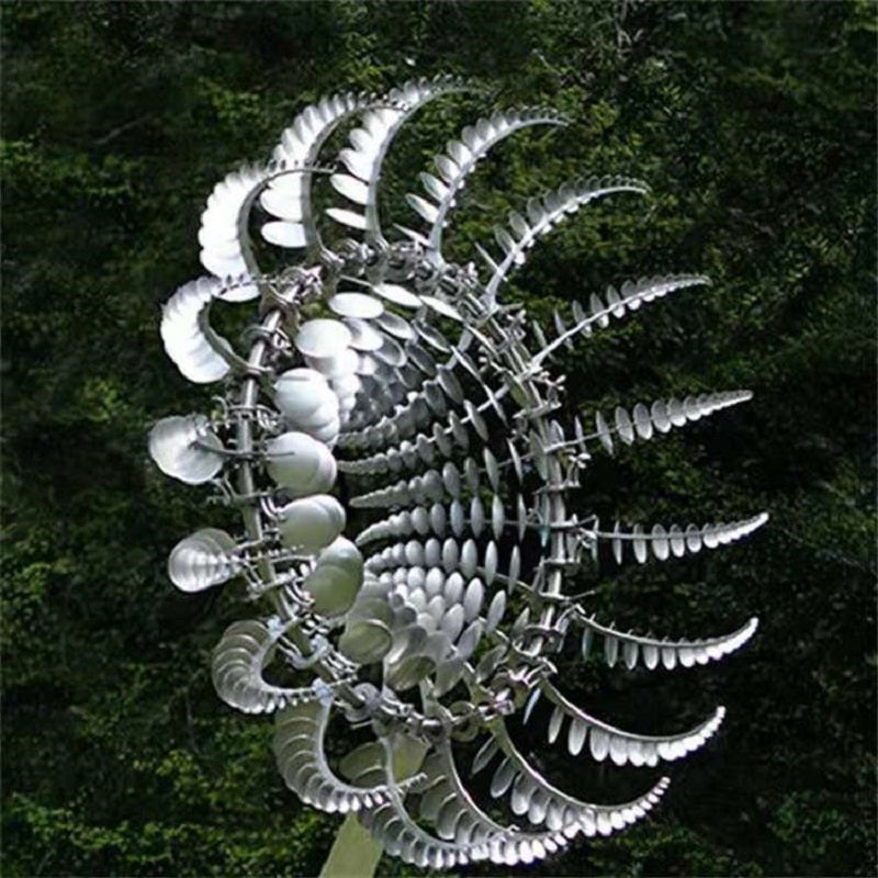 New Anti-Rust Magical Metal Windmill-Kinetic Metal Wind…